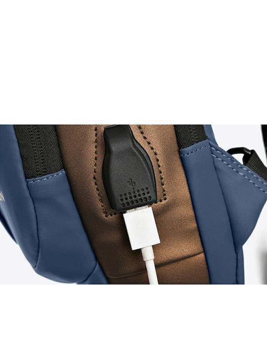 Men's Bag Shoulder / Crossbody Blue