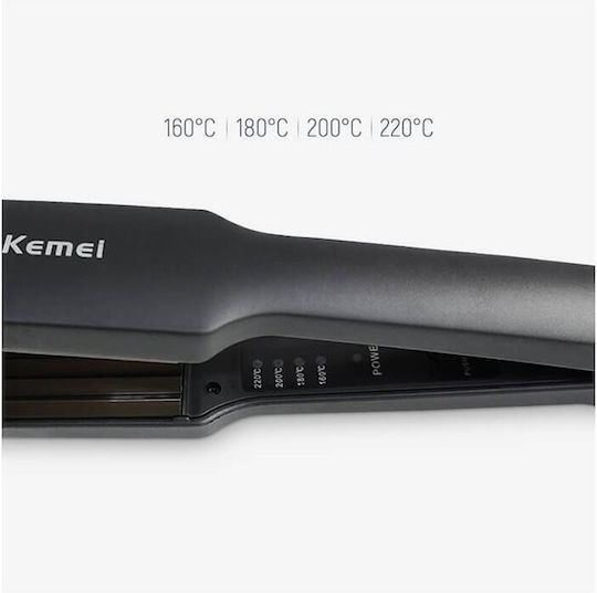 Kemei KM-332 Hair Straightener with Ceramic Plates