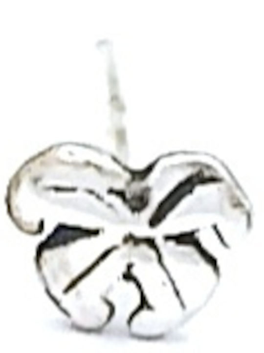 PS Silver Σετ Σκουλαρίκια Piercing Μύτης από Ασήμι Λευκό