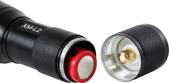 GloboStar Lumină de lucru și de sit, cu baterie Lanternă LED Lumini de lucru și de sit, IP54 cu Luminozitate Maximă 80lm Negru