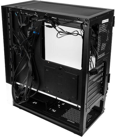 Kolink Observatory MX Mesh ARGB Gaming Midi Tower Computer Case with Side Window Black / White