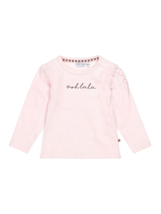 Dirkje Kids Blouse Long Sleeve Pink