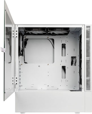 Kolink Observatory MX Mesh ARGB Gaming Midi Tower Computer Case with Window Panel White