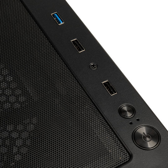 Kolink Observatory MX Mesh ARGB Gaming Midi Tower Computer Case with Side Window Black