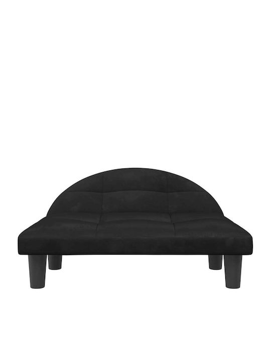 vidaXL Sofa Hundebett Schwarz 70x52cm.