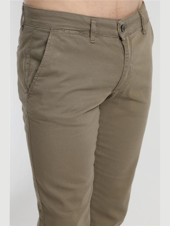 Pantaloni pentru bărbați Chino cu Croială Normală Beige