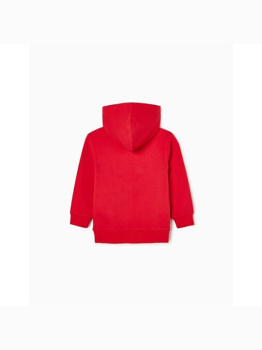 Zippy Kids Sweatshirt with Hood Red