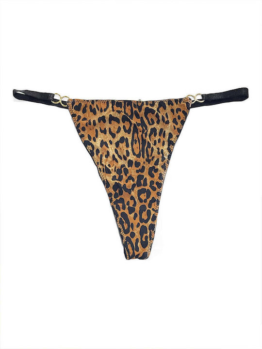 Ustyle Cotton Women's String leopard (leopard)