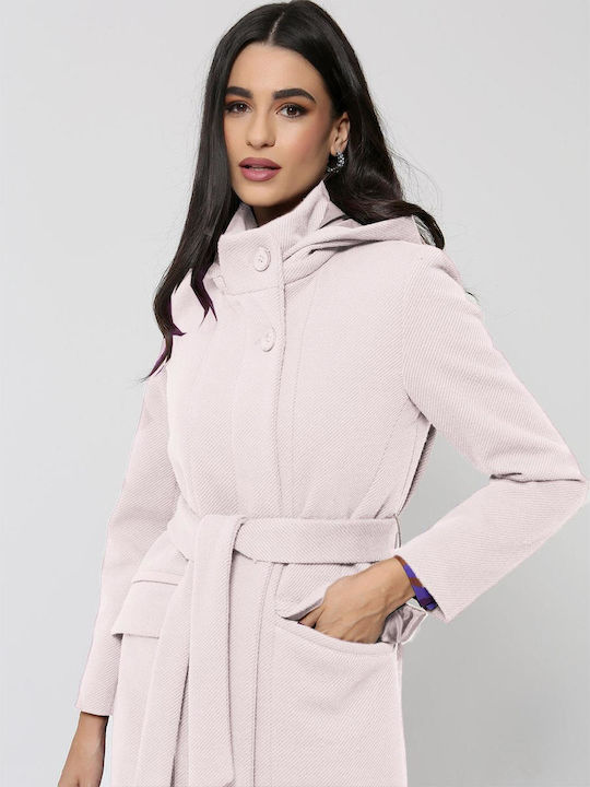 Tresor Women's Midi Coat Off White