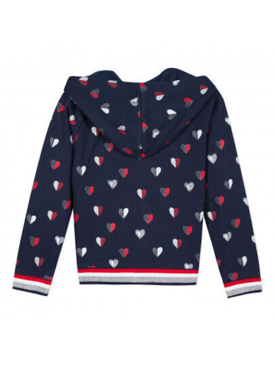 3 Pommes Kinder-Sweatjacke mit Kapuze Blau