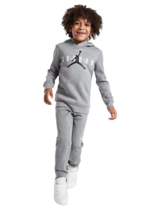 Jordan Kids Sweatpants Set Gray 2pcs