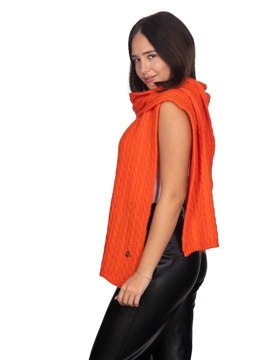 Vera Women's Wool Scarf Orange