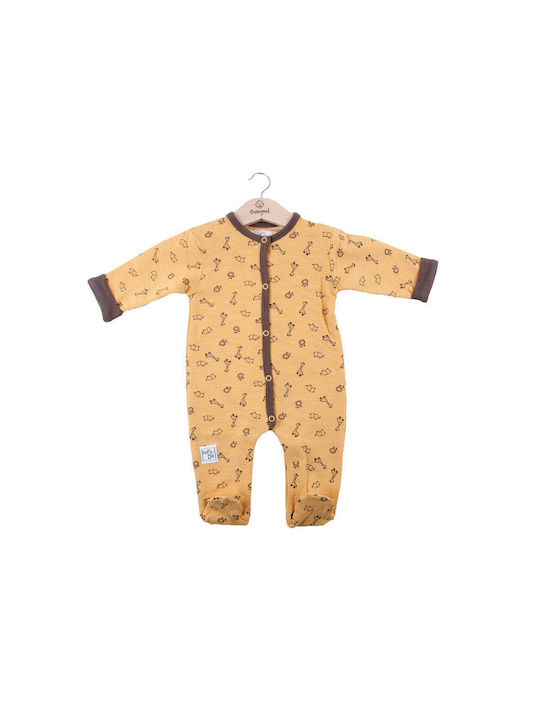 Babybol Baby Bodysuit Set Brown