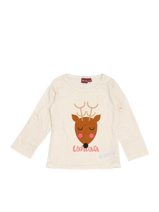 Kids' Pajamas Winter Cotton Ecru