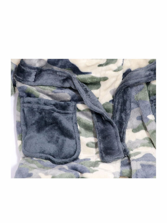 Kids' Robe Winter Fleece Khaki