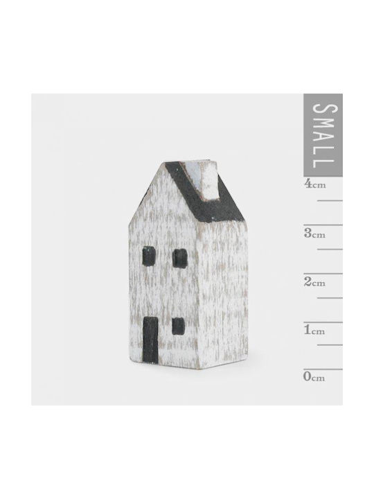 Synchronia Decorativ Casă Căsuță Din Lemn 4.6x2cm