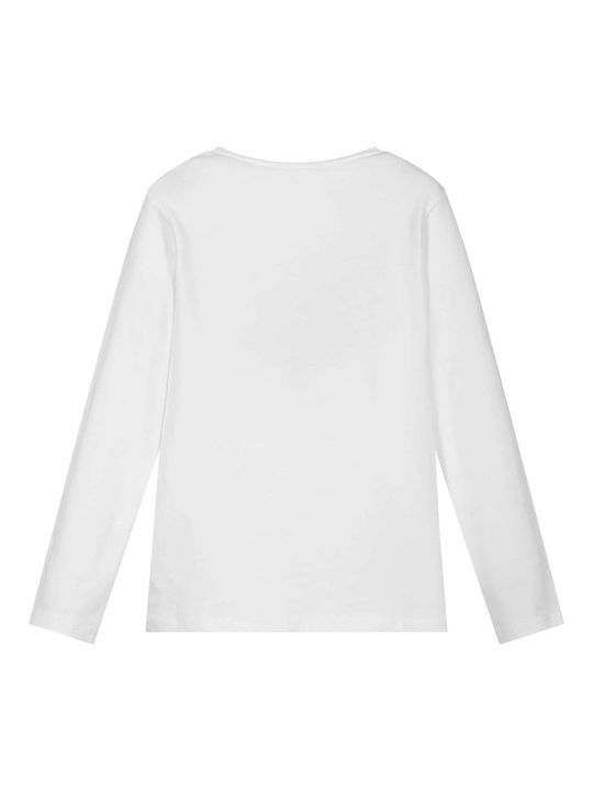 Ido Blouse Ls T-Shirt 43334-00-0112-750712 Ecru Girl