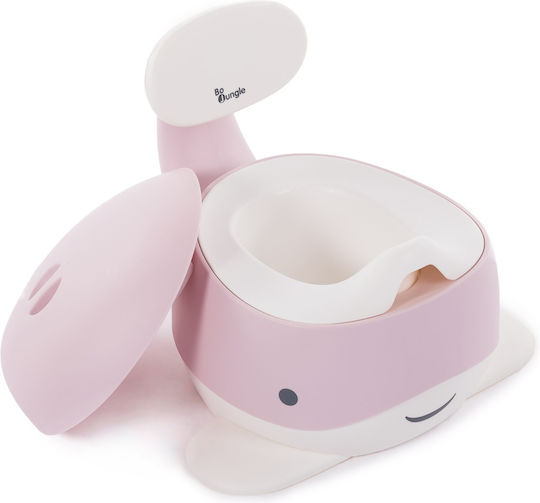 Bo Jungle Potty Chair Whale with Lid Pink up to 25kg