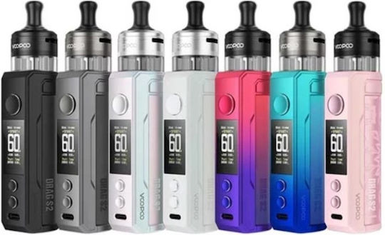 Voopoo Drag S2 Pod-Bausatz 5ml mit eingebauter Batterie 2500mAh Colorful Silver