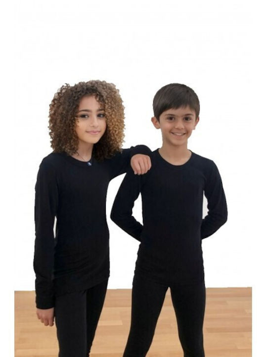 IDER Kinder Thermoshirt Μαύρο