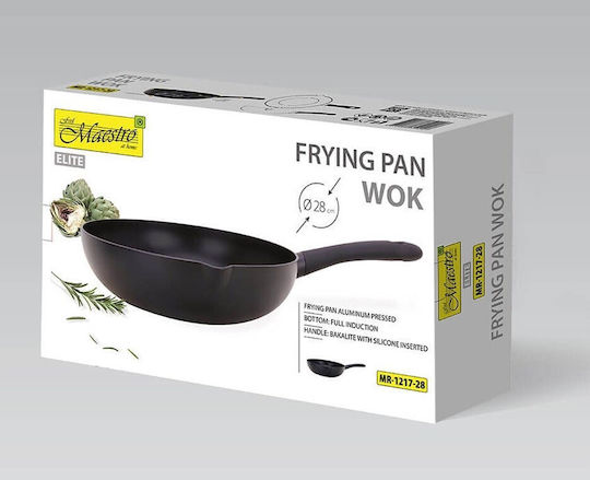 Maestro 28cm Wok Aluminum with Stone Coating Maestro 28cm Wok Aluminum with Stone Coating
