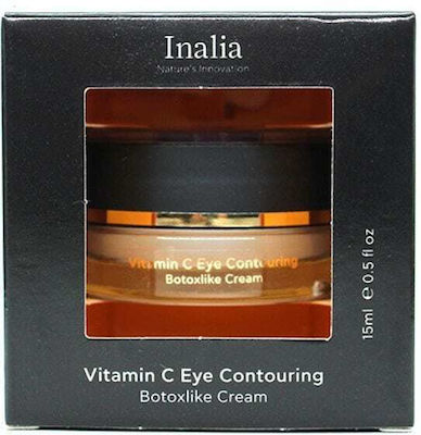 Inalia Vitamin C Eye Contouring Botoxlike Κρέμα Ματιών κατά των Μαύρων Κύκλων με Βιταμίνη C 15ml