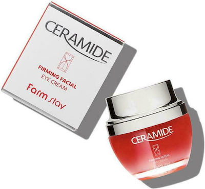 Farm Stay Ceramide Συσφικτική Κρέμα Ματιών κατά των Μαύρων Κύκλων 50ml