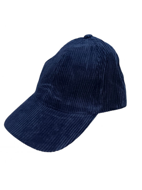Afoi Giannakopouloi Fabric Men's Hat Corduroy Black