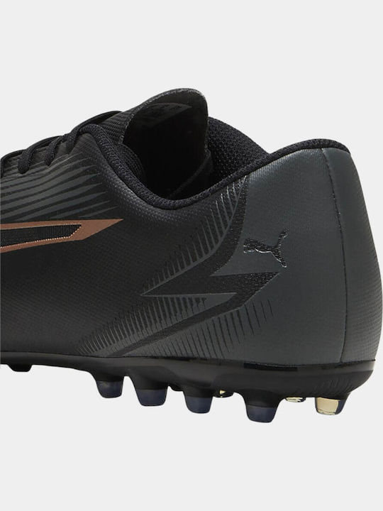 PUMA Ultra Play Ποδοσφαιρικά Παπούτσια με Τάπες MG Μαύρα