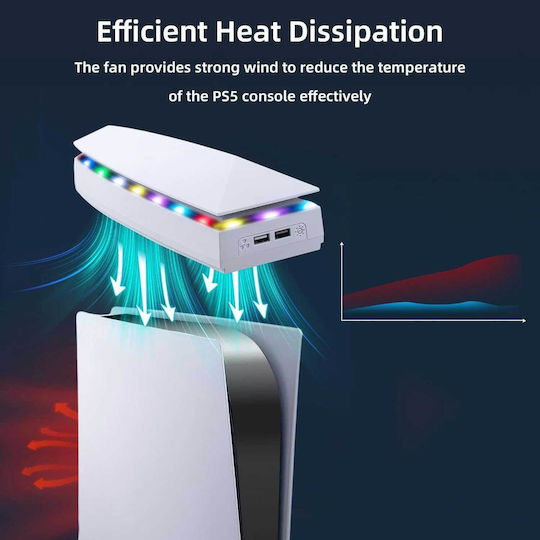 MT-050158 Cooling System for PS5 in White color