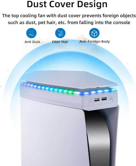 MT-050158 Cooling System for PS5 in White color