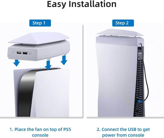 MT-050158 Cooling System for PS5 in White color