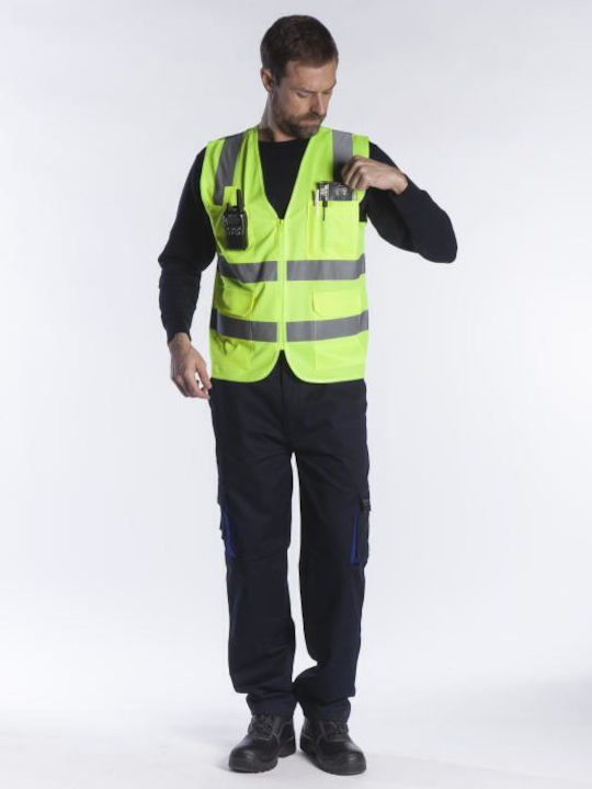 Fageo Men's Safety Vest Yellow