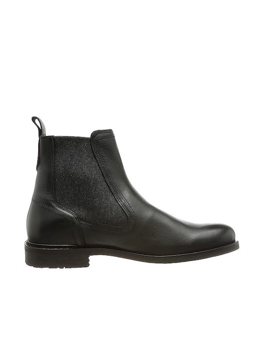 Marc O'Polo Men's Leather Chelsea Ankle Boots Black