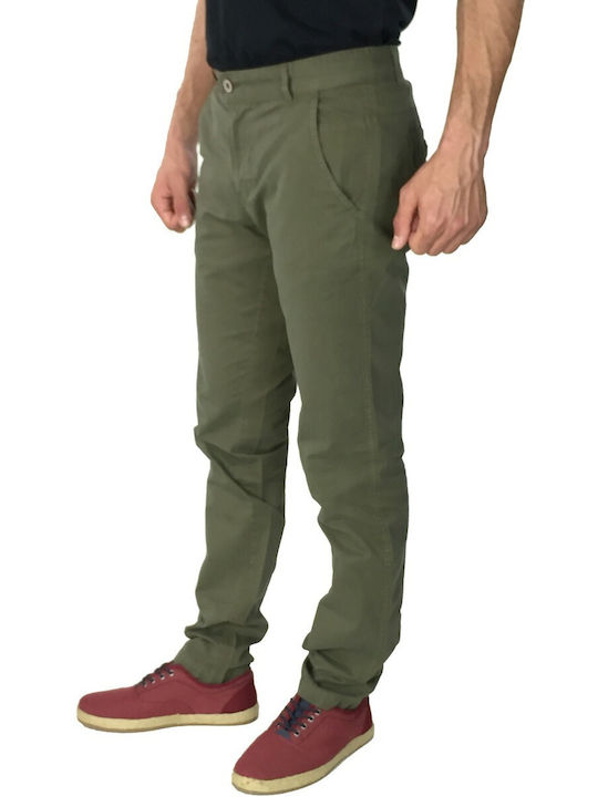 Trial Herrenhose Chino in Slim Passform Haki