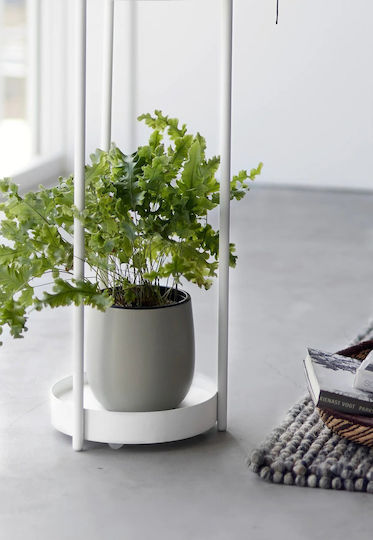 Yamazaki Metal Plant Tower White 26.5x25x70cm