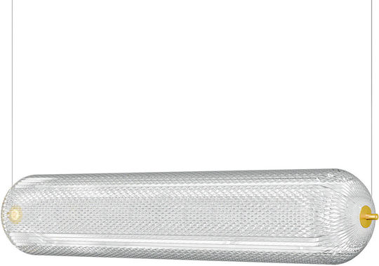 Alphab2b LED Κρεμαστό Φωτιστικό Χρυσό 80x120εκ.