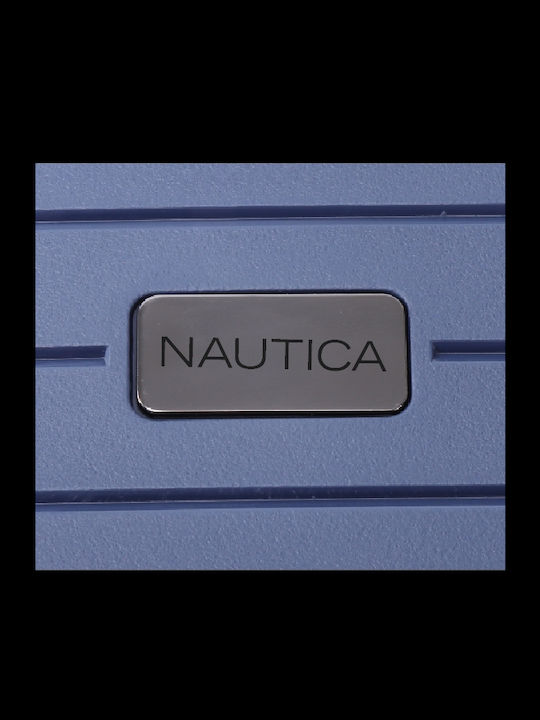 Nautica Mittlerer Hartschalenkoffer Blau mit 4 Rädern Höhe 65cm