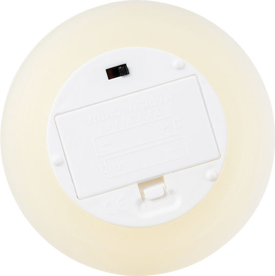 GloboStar Διακοσμητικό Φωτιστικό LED Θερμό Λευκό 2700K Κερί 24τμχ 10x10x20εκ.