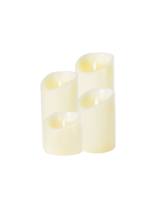 GloboStar Dekorative Lampe Wachs-Politur Weiß