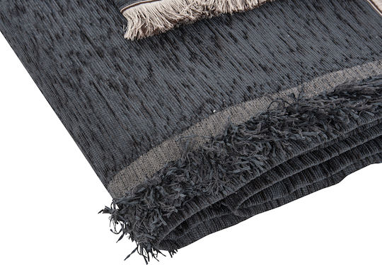 HomeMarkt Dreamtopia Armchair Throw Chenille 178x178cm Dark Blue