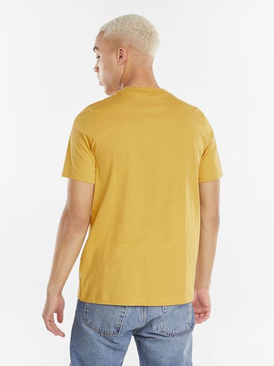 Puma Men's Short Sleeve T-shirt Yellow