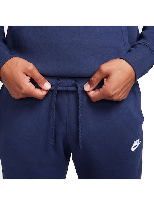 Club Fleece Set Sweatpants with Cuffs Midnight Navy