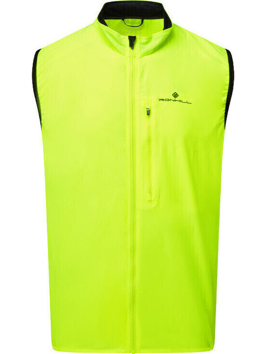 Ärmellos Winter Jacke Winddicht Yellow