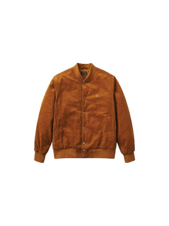 Brixton Men's Winter Bomber Jacket Brown