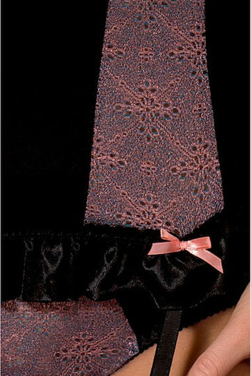 Casmir Lingerie Sexy Κορσές Μαύρος
