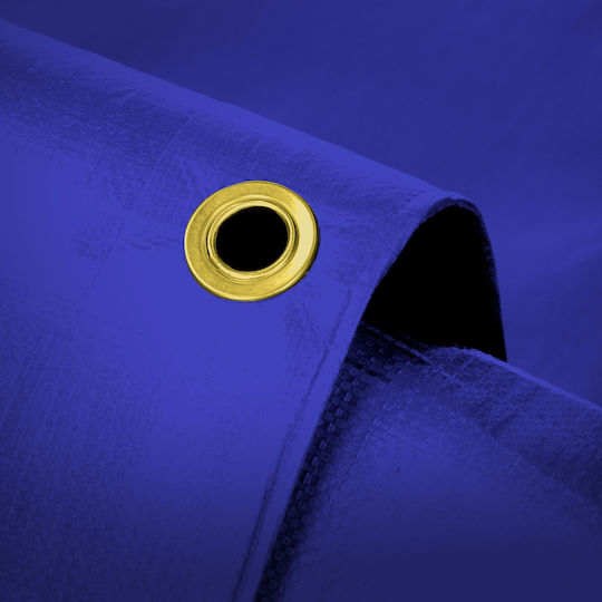 ECD Germany Waterproof Tarpaulin 650gr/m² 5x4m. Heavy Duty Blue