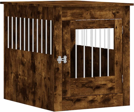vidaXL Dog House Outdoor Brown 64.5x80x71cm