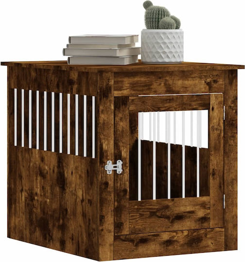 vidaXL Dog House Outdoor Brown 64.5x80x71cm