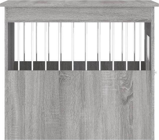 vidaXL Dog House Outdoor Gray 55x75x65cm